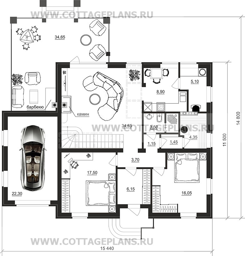 Поэтажные планы проект дома 95-73 общ. площадь 200,05 м2