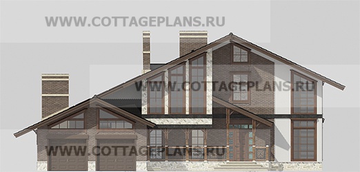 Фасады проект дома 201-06 общ. площадь 465,00 м2