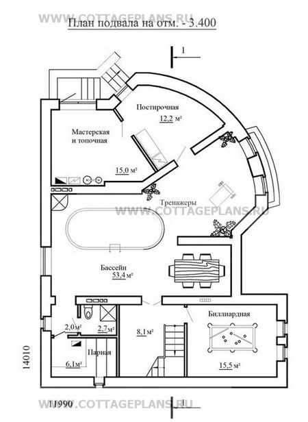 Поэтажные планы проект дома 32-64 общ. площадь 338,0м2