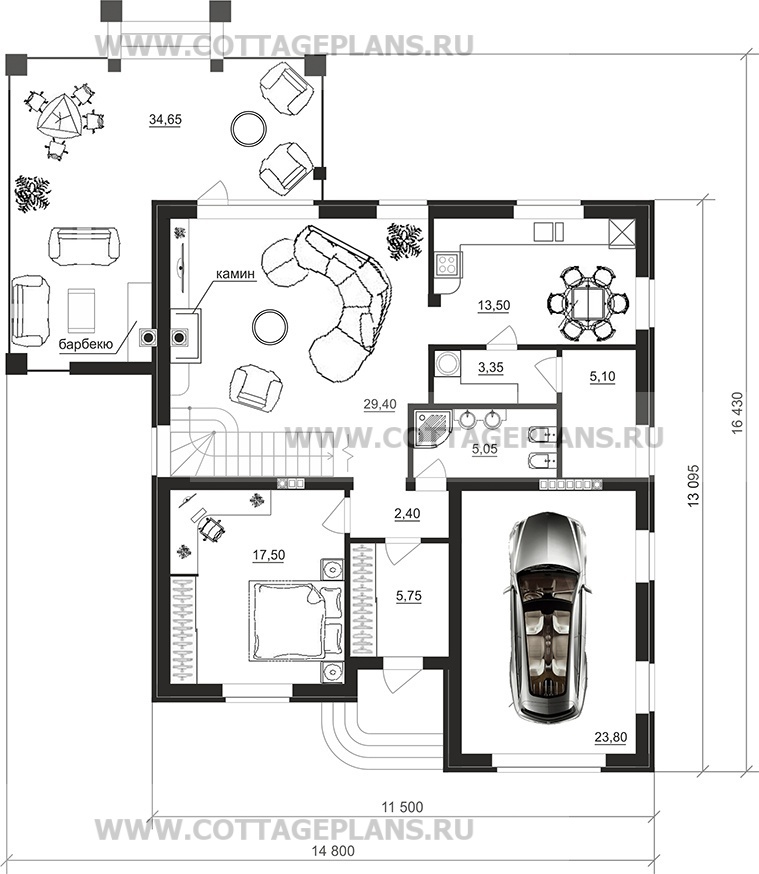 Поэтажные планы проект дома 96-15 общ. площадь 268,70 м2