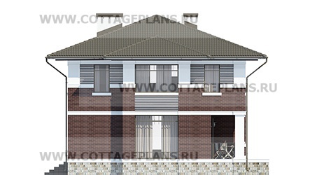 Фасады проект дома 29-87 общ. площадь 202,45 м2