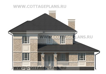 Фасады проект дома 17-03 общ. площадь 357,25 м2