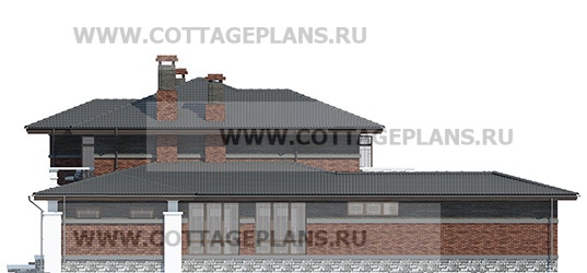 Фасады проект дома 100-56 общ. площадь 378,2 м2