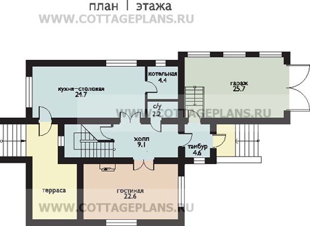 Поэтажные планы проект дома 80-04 общ. площадь 155,2м2