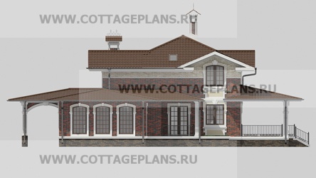 Фасады проект дома 13-67 общ. площадь 295,85 м2