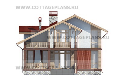 Фасады проект дома 76-47 общ. площадь 279,95 м2
