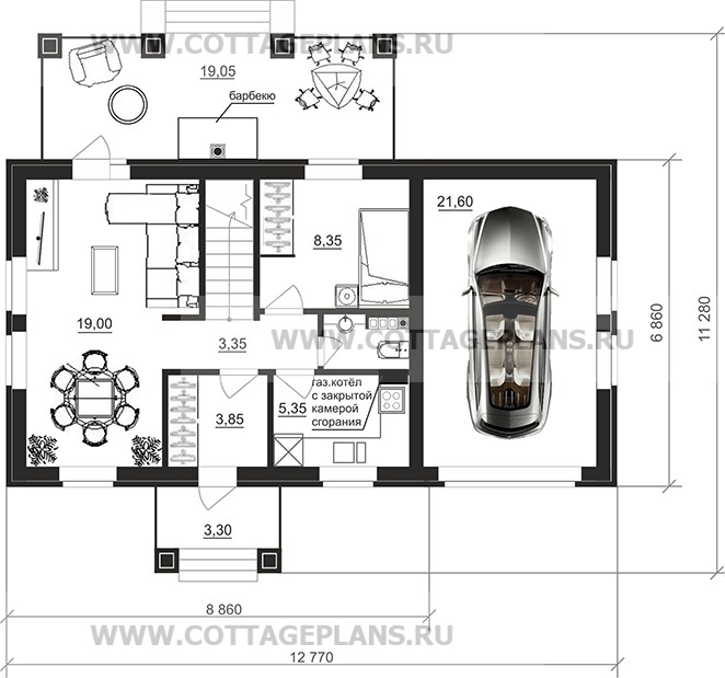 Поэтажные планы проект дома 75-85 общ. площадь 104,00 м2
