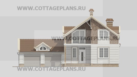 Фасады проект дома 16-96 общ. площадь 242,95 м2