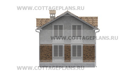 Фасады проект дома 21-96 общ. площадь 120,15 м2