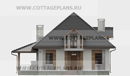 Фасады проект дома 95-70 общ. площадь 175,10 м2