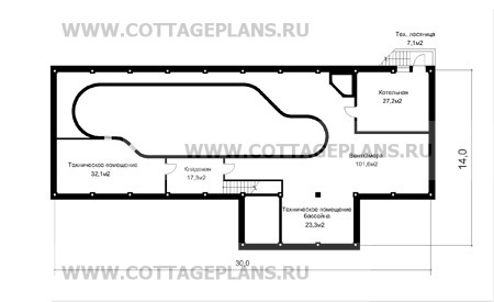 Поэтажные планы проект дома 47-04 общ. площадь 545,3 м2