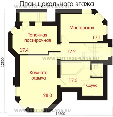 Поэтажные планы проект дома 47-43 общ. площадь 324,5 м2