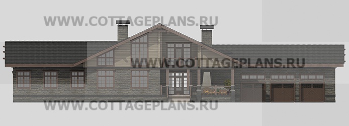 Фасады проект дома 29-10 общ. площадь 417,65 м2