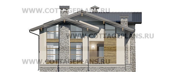 Фасады проект дома 105-73 общ. площадь 209,25 м2