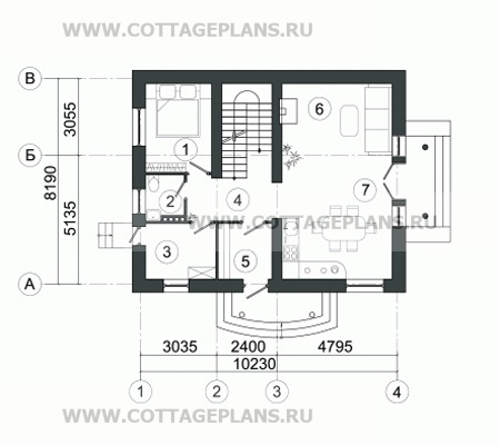 Поэтажные планы проект дома 59-87 общ. площадь 156,1 м2