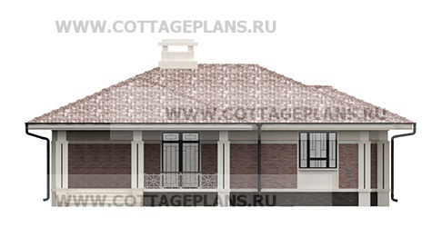 Фасады проект дома 08-47 общ. площадь 244,50 м2