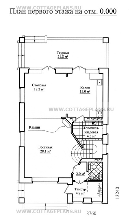 Поэтажные планы проект дома 49-16 общ. площадь 157 м2