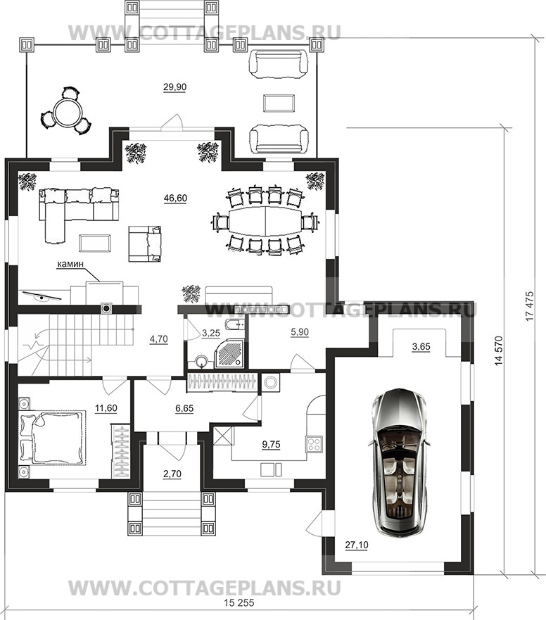 Поэтажные планы проект дома 71-73 общ. площадь 297,35м2