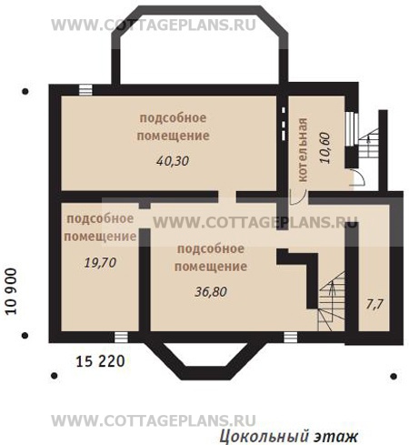 Поэтажные планы проект дома 34-86 общ. площадь 361,8м2