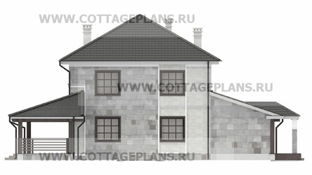 Фасады проект дома 21-25 общ. площадь 242,05 м2