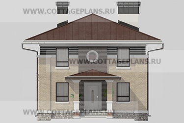 Фасады проект дома 106-35 общ. площадь 159,50 м2