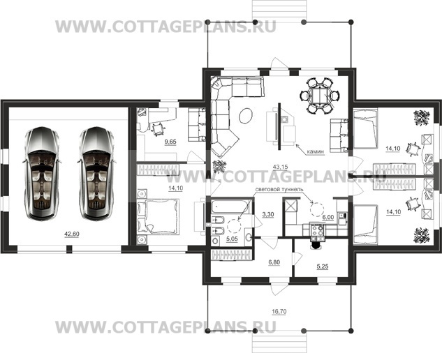 Поэтажные планы проект дома 14-14 общ. площадь 138,20 м2