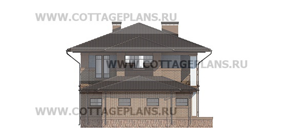 Фасады проект дома 77-22 общ. площадь 214,75 м2