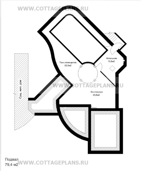 Поэтажные планы проект дома 35-93 общ. площадь 282,1м2