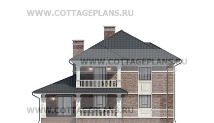 Фасады проект дома 13-06 общ. площадь 176,45 м2