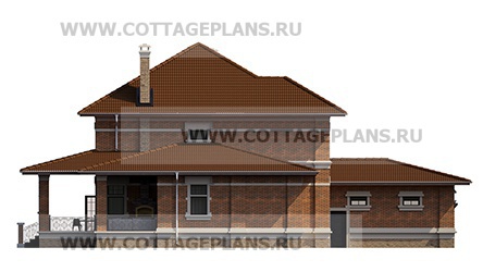 Фасады проект дома 75-37 общ. площадь 320,20 м2