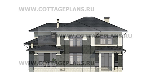 Фасады проект дома 203-53 общ. площадь 532,2 м2