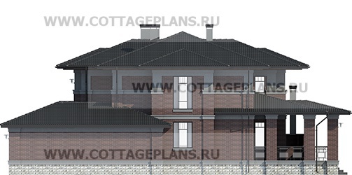 Фасады проект дома 200-25 общ. площадь 366,85 м2