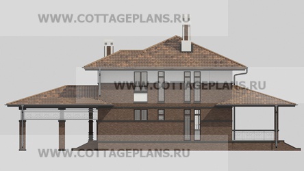 Фасады проект дома 13-10 общ. площадь 236,40 м2