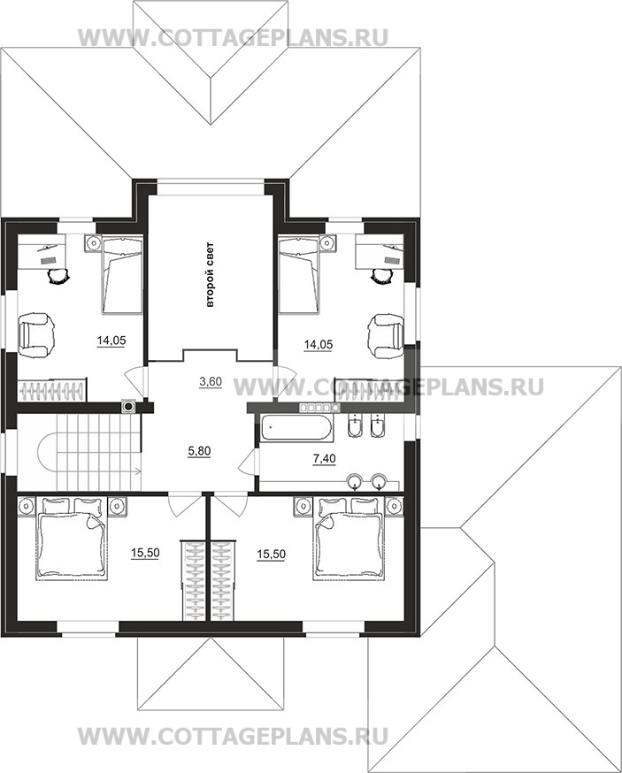 Поэтажные планы проект дома 98-10 общ. площадь 284,40 м2