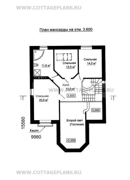Поэтажные планы проект дома 34-35 общ. площадь 243,4м2