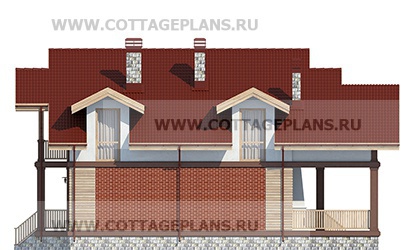 Фасады проект дома 75-41 общ. площадь 181,15 м2