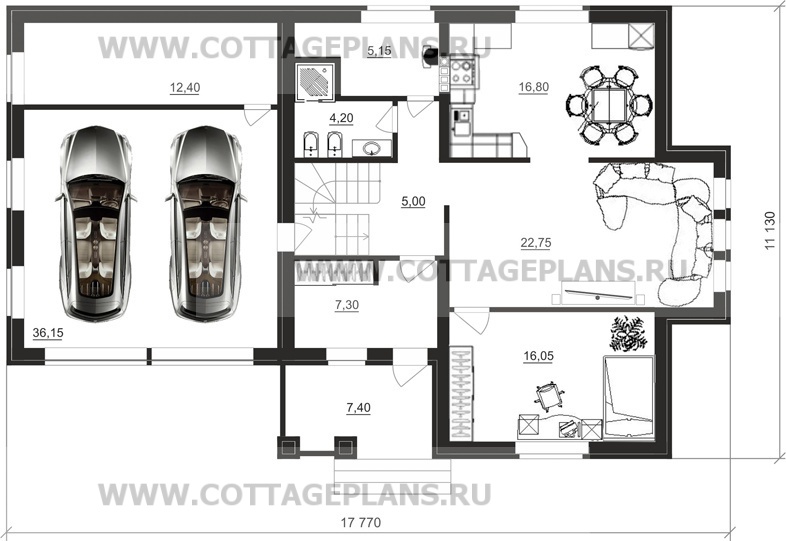 Поэтажные планы проект дома 89-70 общ. площадь 302,30 м2