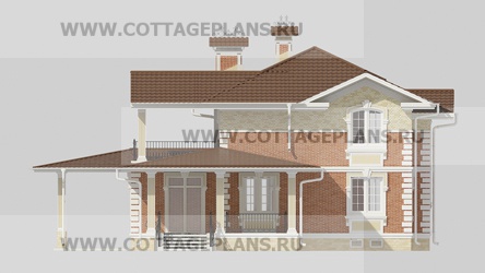 Фасады проект дома 13-57 общ. площадь 176,55 м2