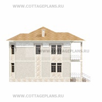 Фасады проект дома 20-20 общ. площадь 168,45 м2