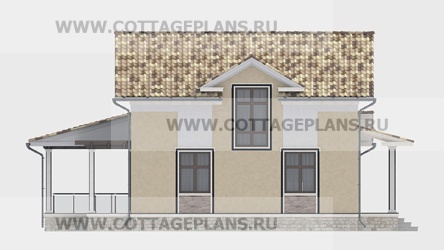 Фасады проект дома 21-62 общ. площадь 163,50 м2