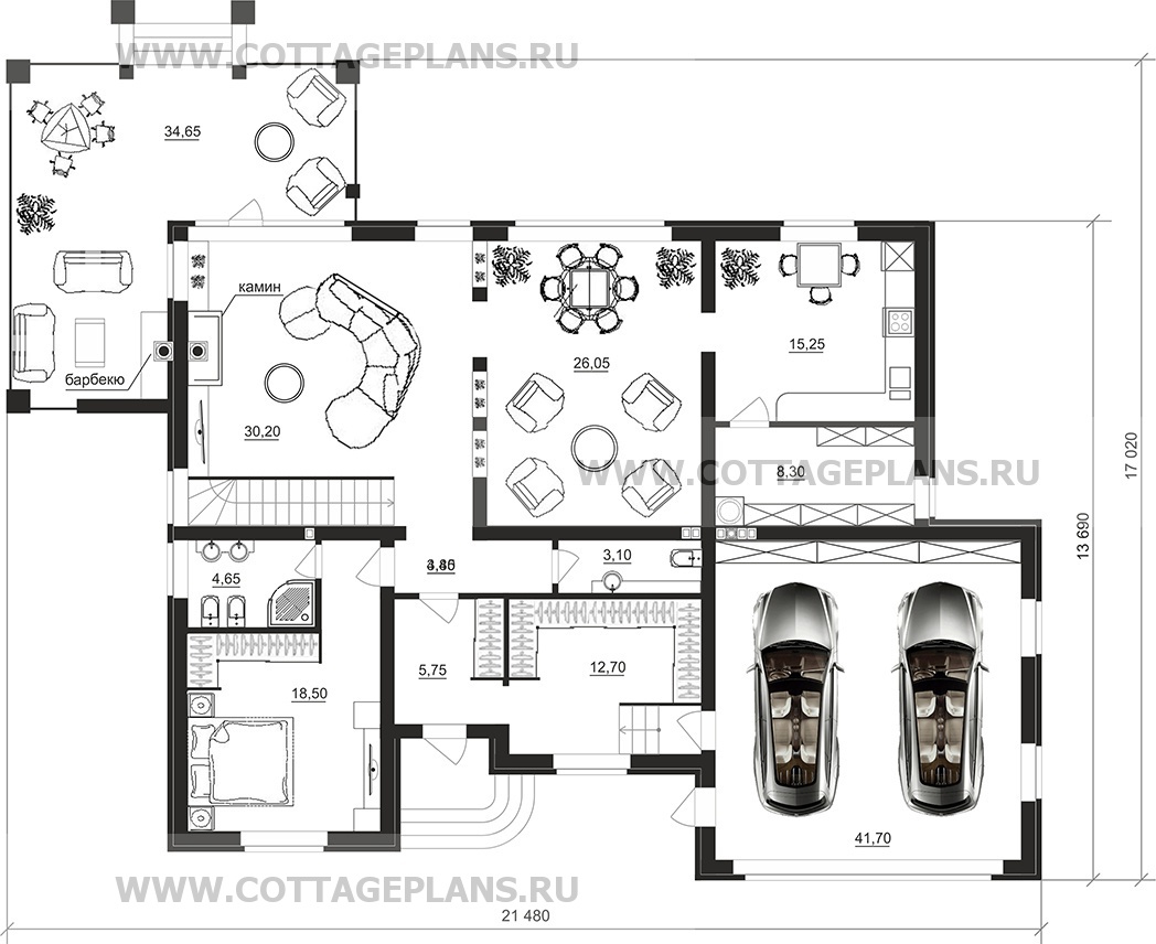 Поэтажные планы проект дома 76-38 общ. площадь 409,80 м2