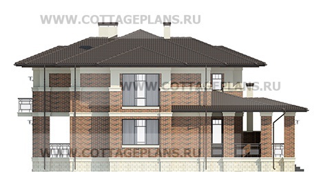 Фасады проект дома 200-21 общ. площадь 285,40 м2