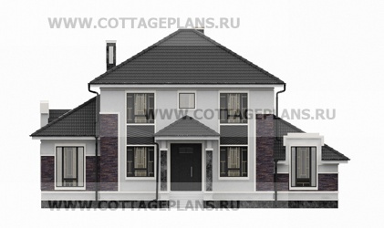 Фасады проект дома 71-27 общ. площадь 324,90 м2