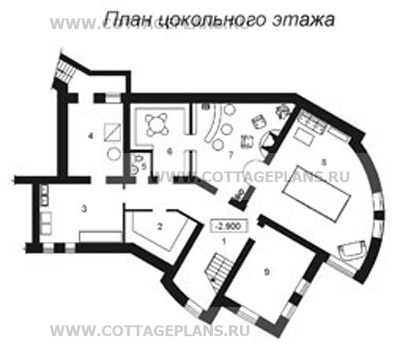 Поэтажные планы проект дома 46-44 общ. площадь 498,0м2