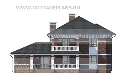 Фасады проект дома 17-04 общ. площадь 392,50 м2