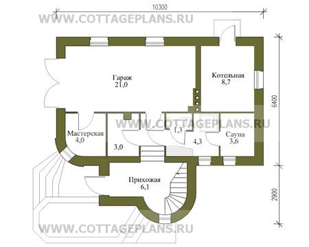 Поэтажные планы проект дома 79-34 общ. площадь 168 м2