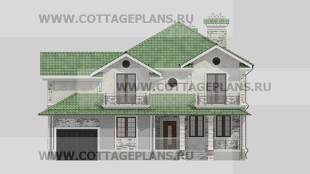 Фасады проект дома 89-62 общ. площадь 224,75 м2