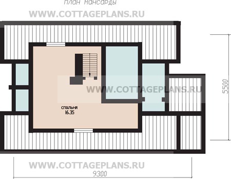 Поэтажные планы проект дома 11-29 общ. площадь 58,39м2