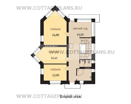 Поэтажные планы проект дома 48-77 общ. площадь 308,7 м2