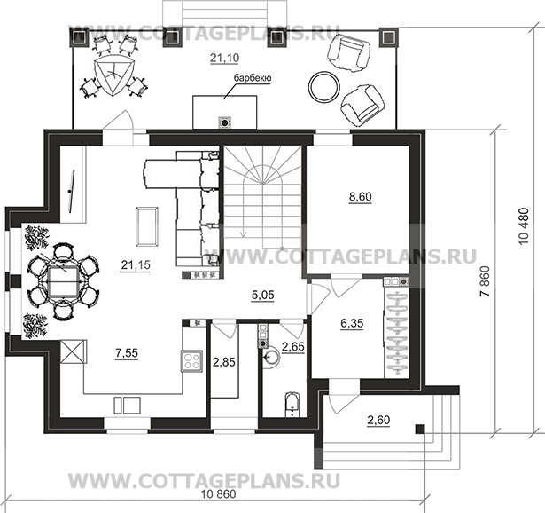 Поэтажные планы проект дома 96-99 общ. площадь 165,40 м2